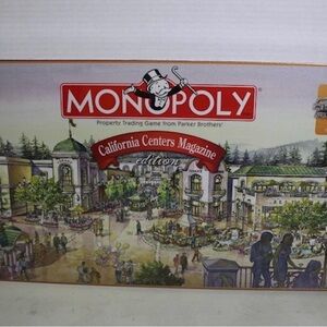 Hasbro Monopoly California Centers Edition - Red and Green